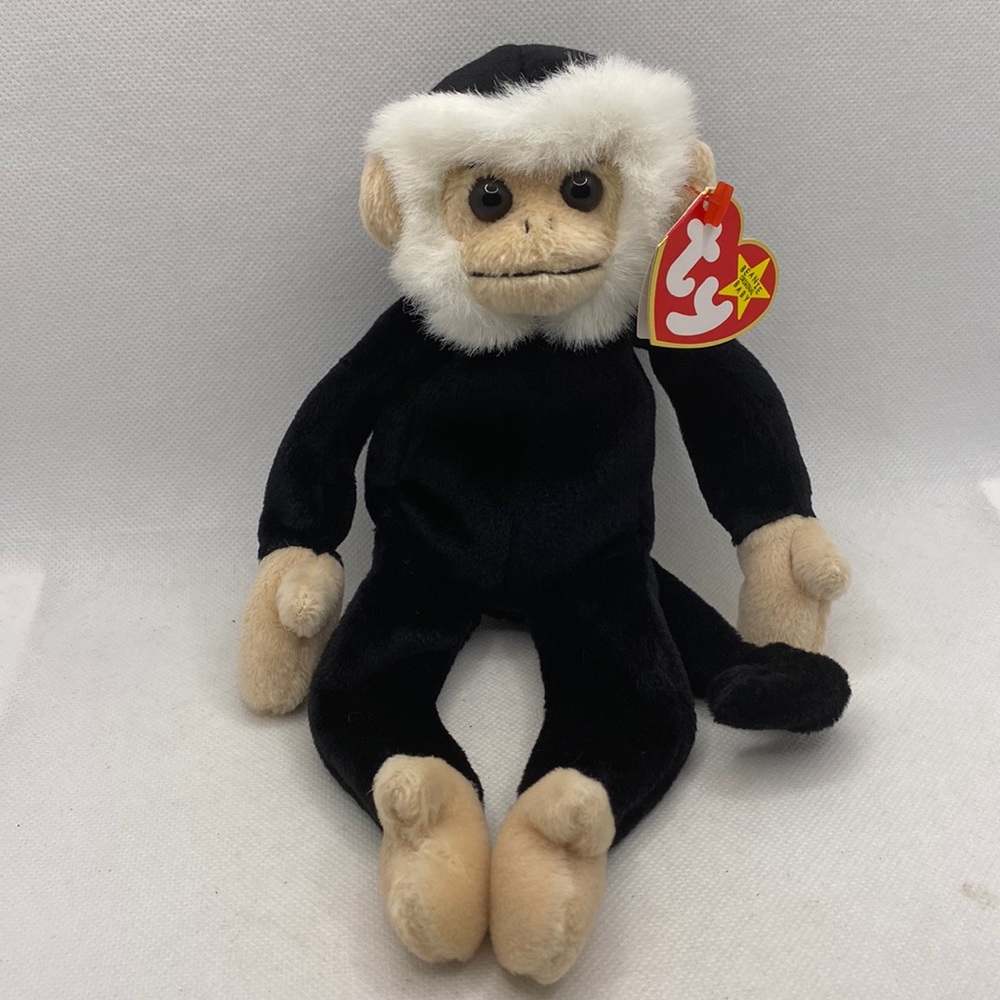 Ty Beanie Baby Mooch the Spider Monkey Stuffed Animal Toy